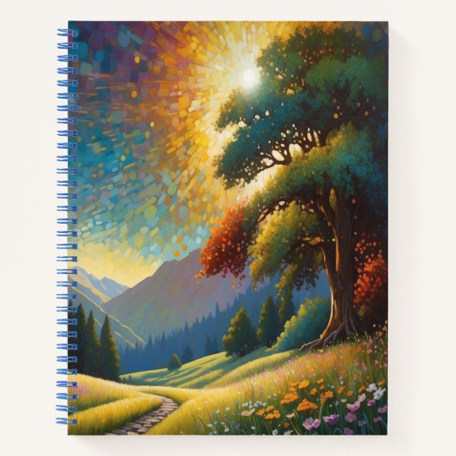 Carnet Fleurs de Prairie Art Coloré (Devant)