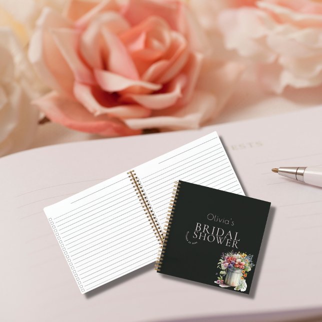 Carnet Fleurs de printemps romantiques Vase Fête des mari (Créateur téléchargé)