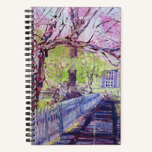 Carnet Fleurs de redbud roses à Williamsburg Virginie