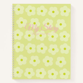 Carnet Fleurs de teintes douces