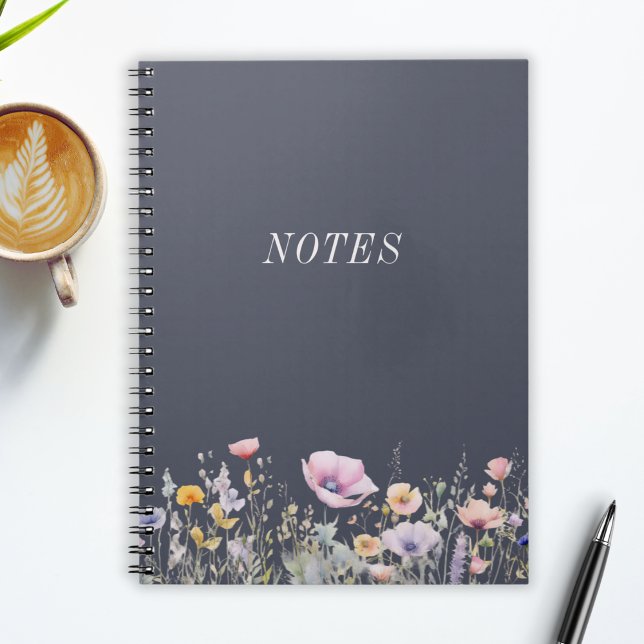 Carnet Fleurs des champs à l'aquarelle Notes  (Créateur téléchargé)