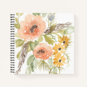 Carnet Fleurs D'Été Fin I
