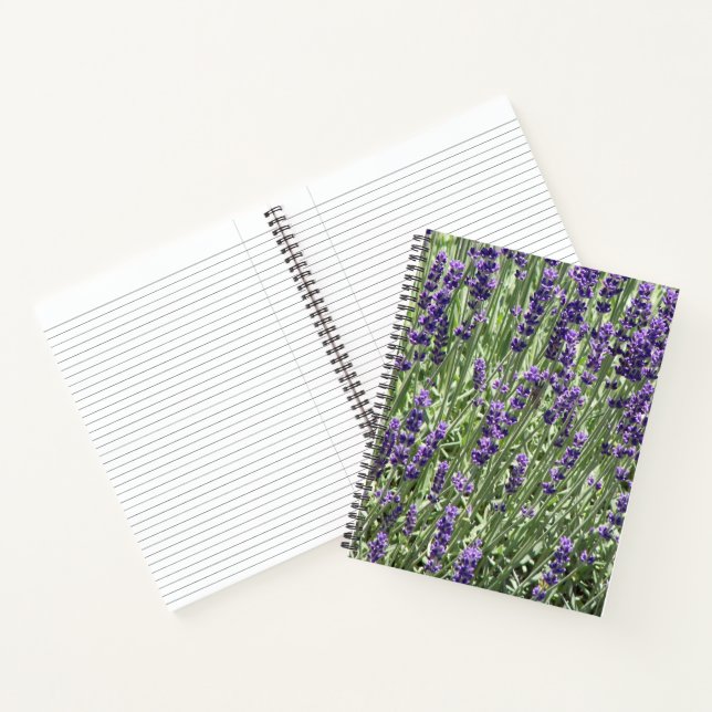 Carnet Fleurs d'herbe de lavande florales (Intérieur)