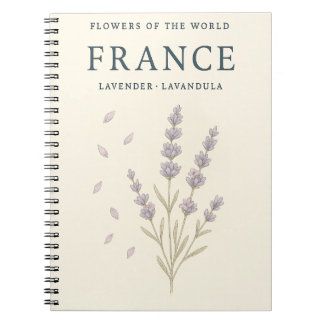 Carnet Fleurs du Monde — Lavande de France