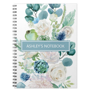 Carnet Fleurs Et Brindilles Aquarelles