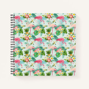 Carnet Fleurs Et Oiseaux Tropicaux vintages
