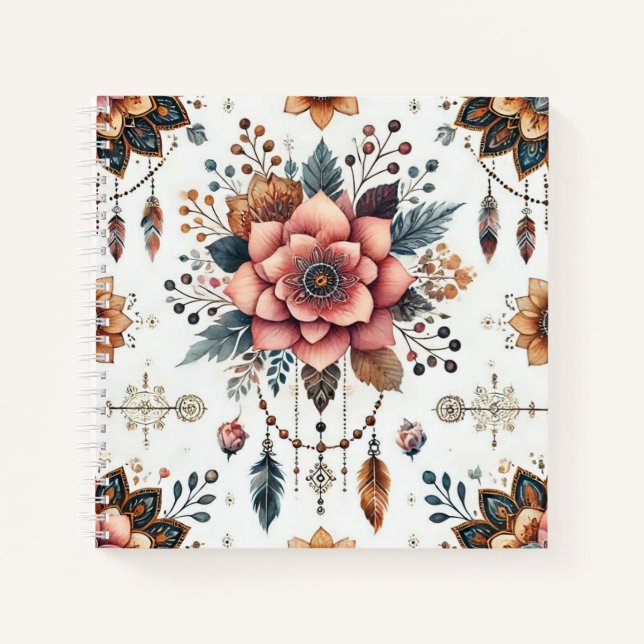 Carnet Fleurs et Plumes (Devant)