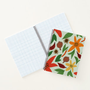 Carnet Fleurs exotiques