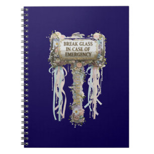 Carnet Fleurs Fantaisistes "Cassez la Vitre en Cas d'Urge