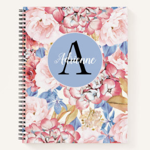 Carnet Fleurs fraîches Aquarelle Hydrangea