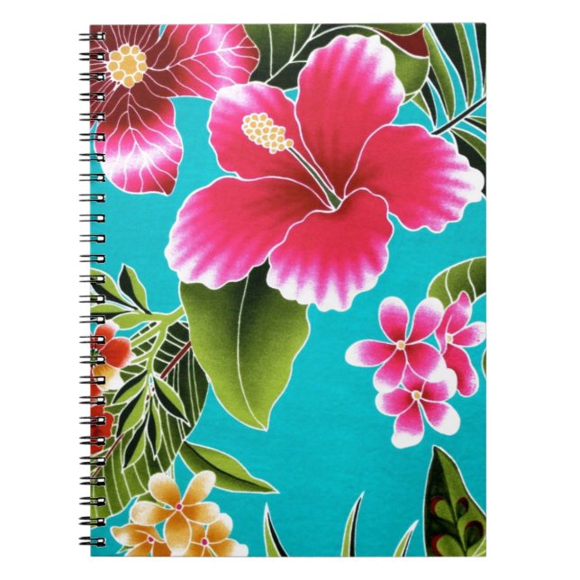 Carnet Fleurs hawaïennes (Devant)