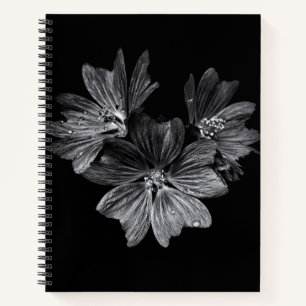 Carnet Fleurs jardins En Noir Et Blanc No 11