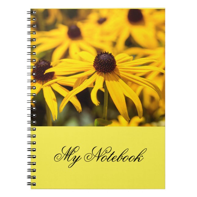 Carnet Fleurs jaunes (Devant)