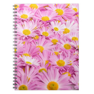 Carnet Fleurs Jaunes Roses Arrière - plan sans couture