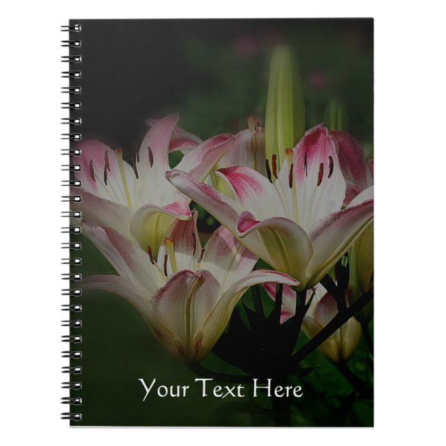 Carnet Fleurs Lys Nature (Devant)