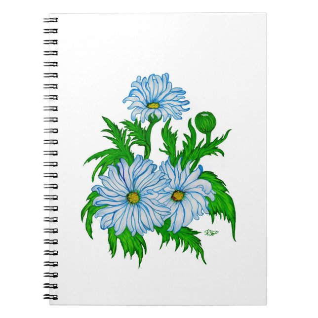 Carnet Fleurs marguerites (Devant)