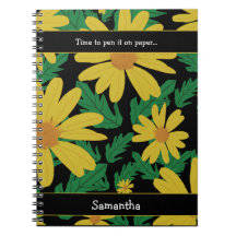 Fleurs marguerites jaunes avec feuilles verts