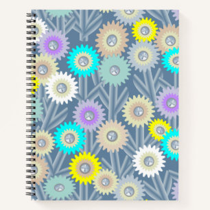 Carnet Fleurs mécaniques