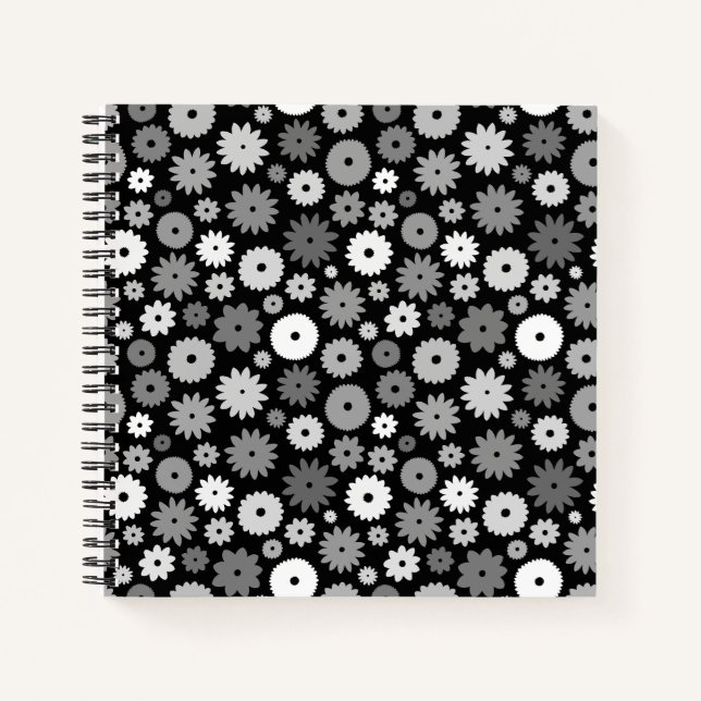 Carnet Fleurs monochromes à motif répétitif Case-Mate iPh (Devant)