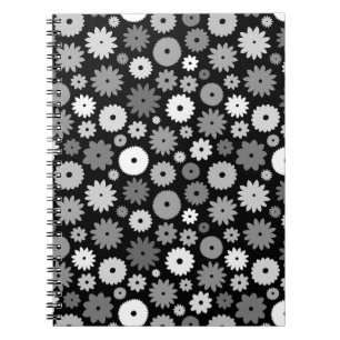 Carnet Fleurs monochromes en motif répétitif Case-Mate iP