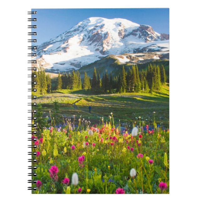 Carnet Fleurs | Mt. Rainier Fleurs sauvages (Devant)