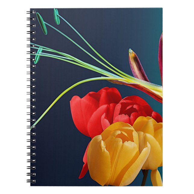 Carnet Fleurs roses-17250 (Devant)