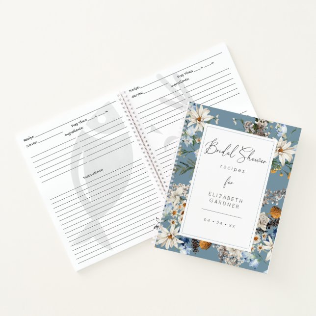 Carnet Fleurs sauvages rustiques Marguerites Recettes de  (Intérieur)