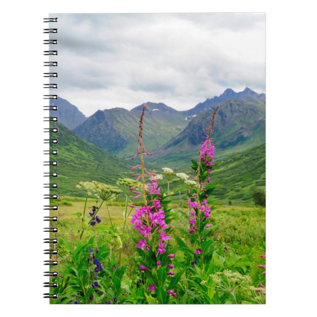 Carnet Fleurs sauvages Vallée d'Alaska (Devant)