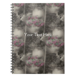 Carnet Fleurs Sur Chaise Antique Nature Motif Art