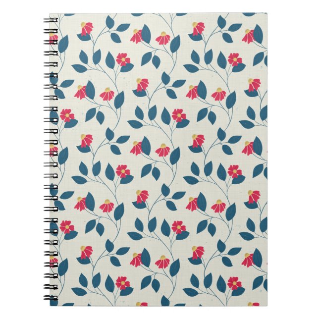 Carnet Fleurs Traînantes Bloom Cosmique (Devant)