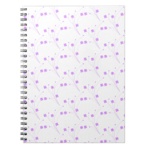 Carnet Fleurs violettes Lilac, Petite Impression Florale