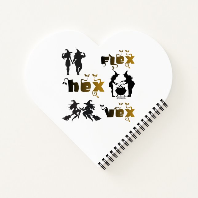 Carnet Flex. Hex. Vex. Sorcières Body Positive et Diverse (Dos)