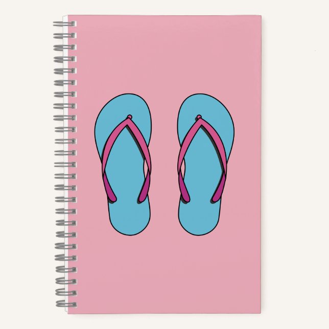 Carnet Flip Flops de plage (Recto)
