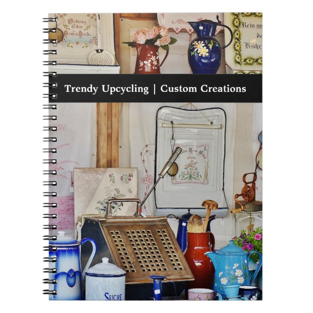 Carnet Flipper du marché aux puces (Devant)