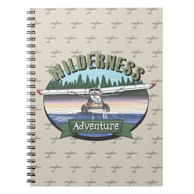 Carnet Floatplane Aviation Wilderness Adventure (Devant)
