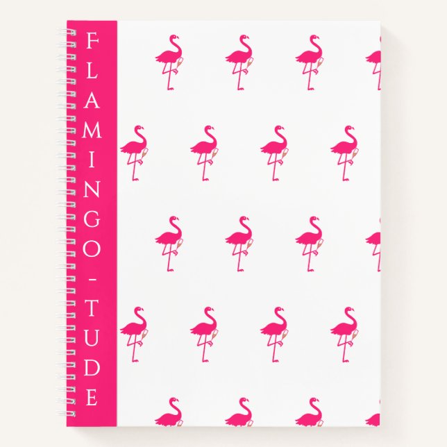 Carnet Flocking Fabulous Flamingos (Devant)
