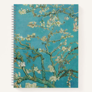 Carnet Floraison d'amandier, Peinture à l'huile, Vincent