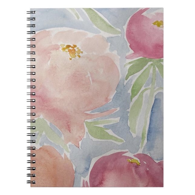 Carnet floral aquarelle (Devant)