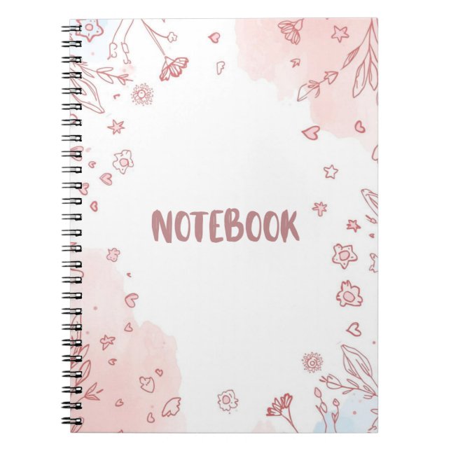 Carnet Floral Aquarelle (Devant)