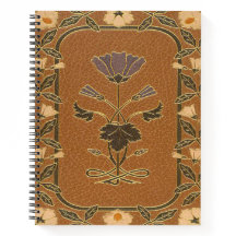 Carnet Floral Art nouveau