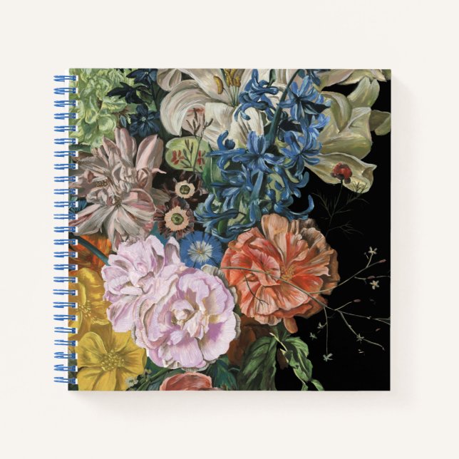 Carnet Floral baroque - Bouquet (Devant)