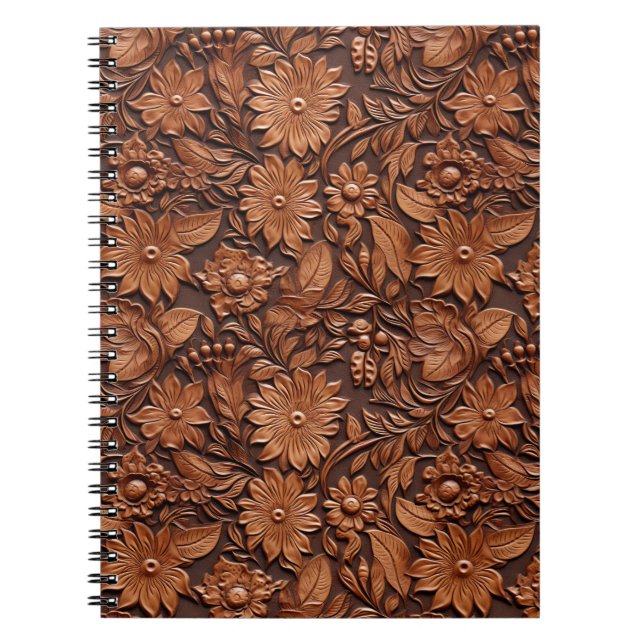 Carnet Floral Boho Brown (Devant)