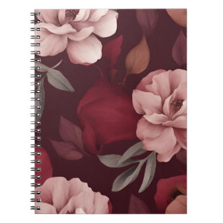 Carnet floral Crimson
