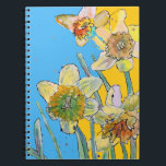 Carnet floral Daffodil Watercolor Journal<br><div class="desc">Carnet d'aquarelle floral Tulip Journal Daffodil. Ce cahier ferait un cadeau de bienvenue à tout amoureux du jardin ou des fleurs. En tant que jardinier, j'ai toujours besoin d'un endroit où écrire quand j'ai planté certaines graines et quelle variété elles étaient et peut-être de coller le paquet de graines à...</div>