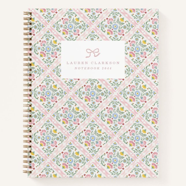 Carnet Floral de Jardin Folk (Devant)