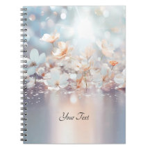 Carnet floral de Pêche blanche