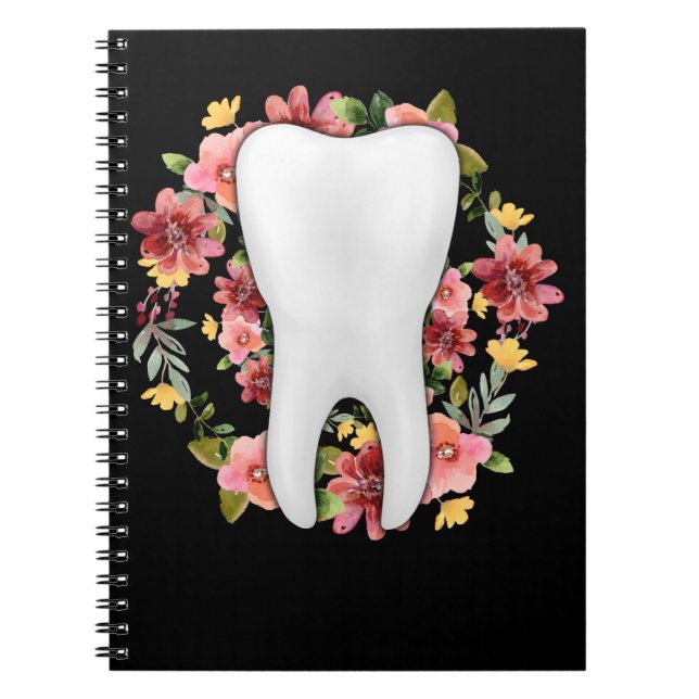 Carnet Floral Dentist Dentist Dentist Fleurs Dentières As (Devant)