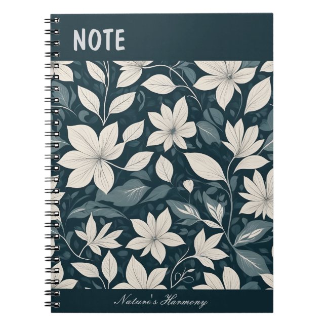 Carnet Floral Elegance (Devant)
