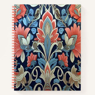 Carnet Floral Elegance Motif par Ratti_Creative_Arts