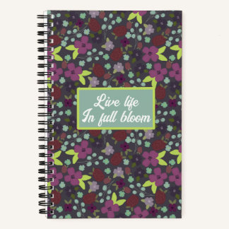 Carnet floral en pleine floraison